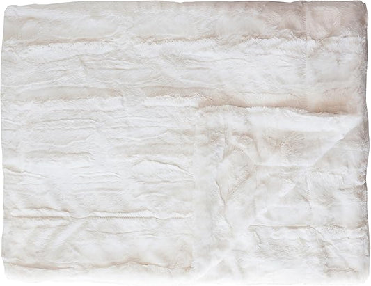 Minky Couture Sorbet Blanket - Ultra-Soft Throw for Silky Smooth Comfort - Premium Decorative Throw Blanket - Midweight, Breathable Fabric - Machine Washable Grande, Vanilla