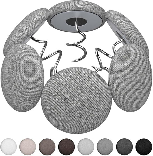 Flax Covered Button Twist Pins - for Bed Skirts Pins,Sofa,Upholstery,Armchair Caddies, Armrest Covers, Slipcovers (12, Middle Gray)