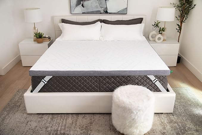 Sleepyhead King 3 Inch Premium Super Mattress Topper – Gel & Copper Infused Memory Foam Bed Topper – Cooling, Soft Support + Comfort, Foam Made in USA, CertiPUR-US Certified (King 3")