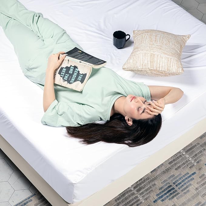 Utopia Bedding Waterproof 5-Sided Mattress Protector Queen Size, Premium Breathable Mattress Cover, Fitted Style with Stretchable Pockets (White - Pack of 2)