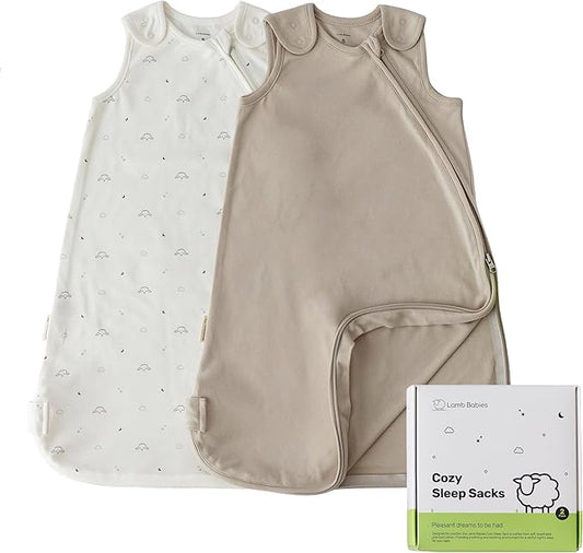 Cozy Cotton Baby Sleep Sack, Ultra-Soft Premium Warm Baby Sleep Sack for Restful Nights, Adorable Patterns