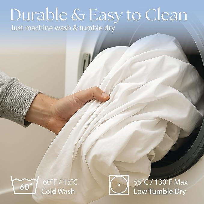 Snuze Total Protection Mattress Encasement Twin Size, 6-Sided Waterproof Mattress Cover Zippered Encasement for Allergen and Dust Protection, Machine Washable, Fits Up to 15” Deep Mattress