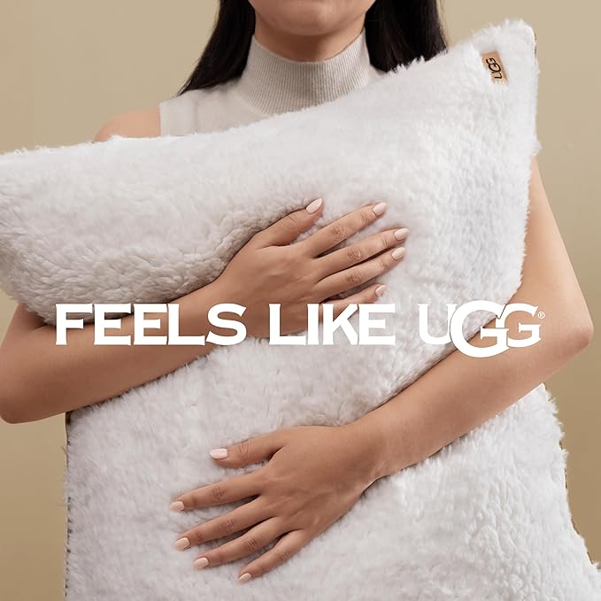 UGG Blissful Comforter Set with 2 Pillow Shams, Warm Winter Bedding, Fluffy Reversible Down Alternative Bedding, King/California King Size Comforter Set, Imperial Blue