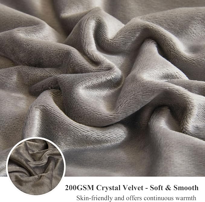 XeGe Leopard Print Fluffy Faux Fur Duvet Cover Set, 2 Pieces Soft Plush Shaggy Farmhouse Fuzzy Bedding Set(1 Faux Fur Cheetah Print Comforter Cover + 1 Furry Pillowcase), Zipper Closure(Twin, Grey)