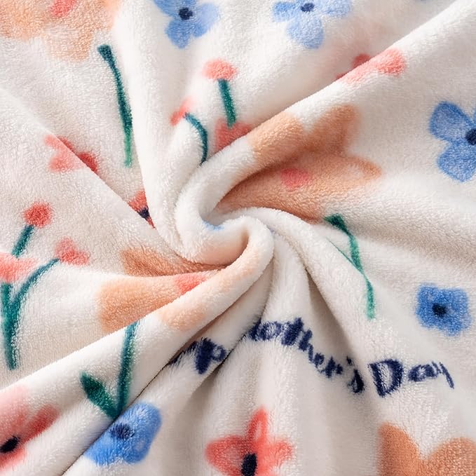 Berkshire Blanket Velvetloft® Plush Throw Blanket – Ultra Soft & Cozy Gift for Mom, Mother’s Day Present, Warm Lightweight Fleece Throw for Bed, Couch & Travel, 50 in × 60 in