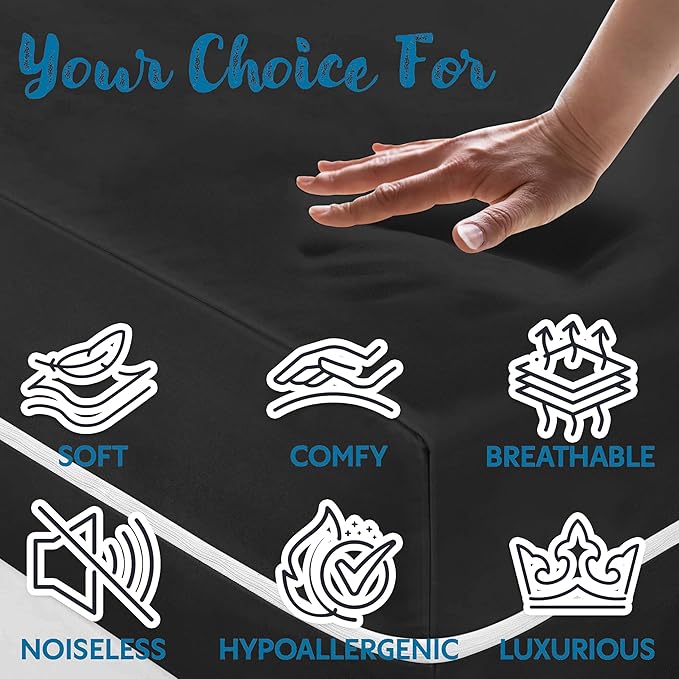 Guardmax Jersey Knitted Mini Crib Size Zippered Mattress Encasement - Waterproof & Bed Bug Proof Mattress Protector - Comfortable, Soft, and Noiseless Zippered Bedding - Dust Mite Proof (24 x 38 x 3)