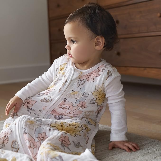 aden + anais Baby Sleeping Bag, Wearable Swaddle Blanket for Girls & Boys, Newborn Sleep Sack, Breathable & Lightweight