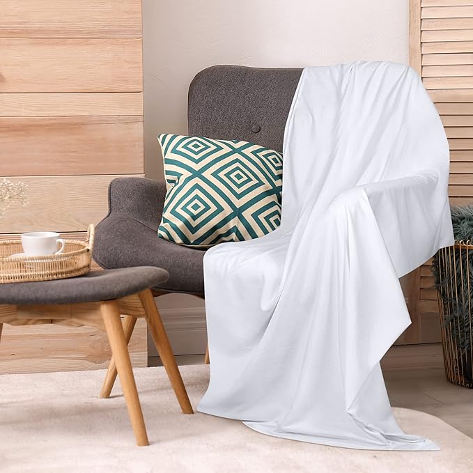 Utopia Bedding Flat Sheet - 1 Pack (Full, White) - Soft Brushed Microfiber Fabric - Shrinkage & Fade Resistant Top Sheet - Easy Care Bed Sheet