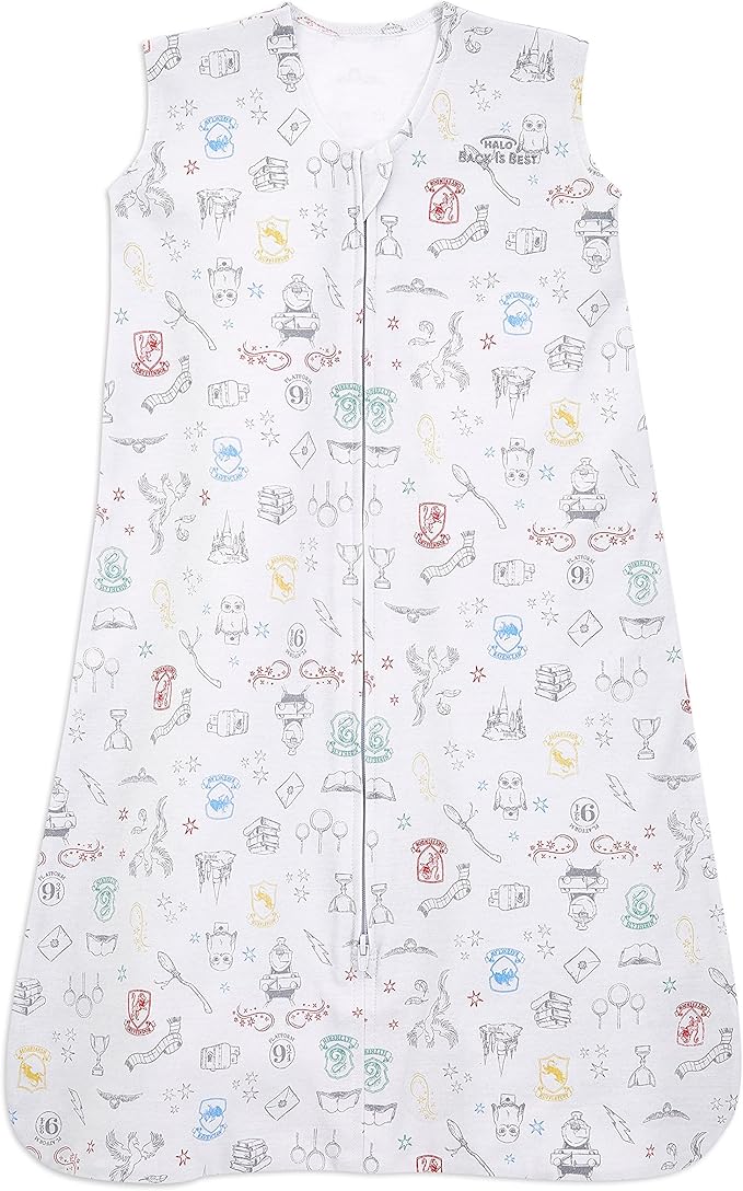HALO Sleepsack, 100% Cotton Wearable Blanket, Swaddle Transition Sleeping Bag, TOG 0.5