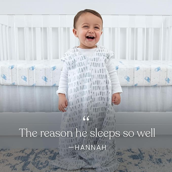 HALO SleepSack, 100% Cotton Wearable Blanket, Swaddle Transition Sleeping Bag, TOG 0.5, Birds, X-Large, 18-24 Months