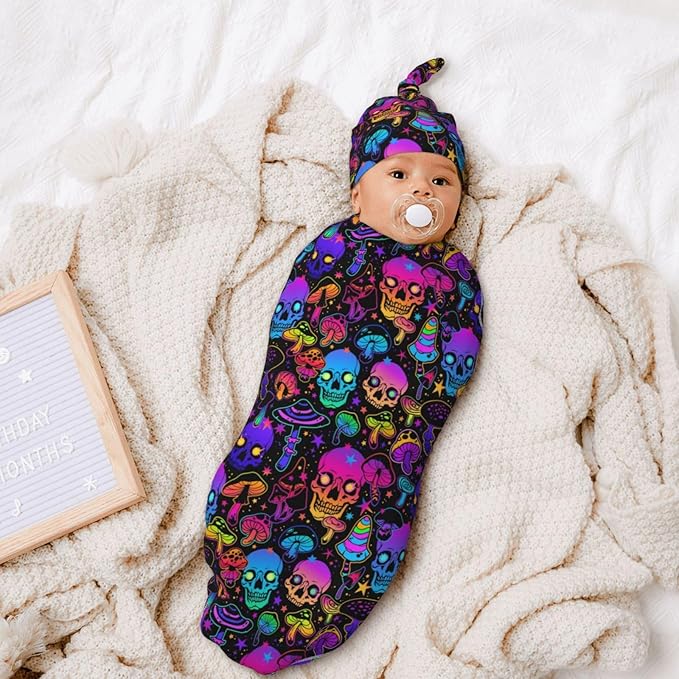 Candy Swaddle Blankets Newborn Receiving Blanket Baby Swaddle Wrap Soft Sleeping Sack for Baby Girls Boys