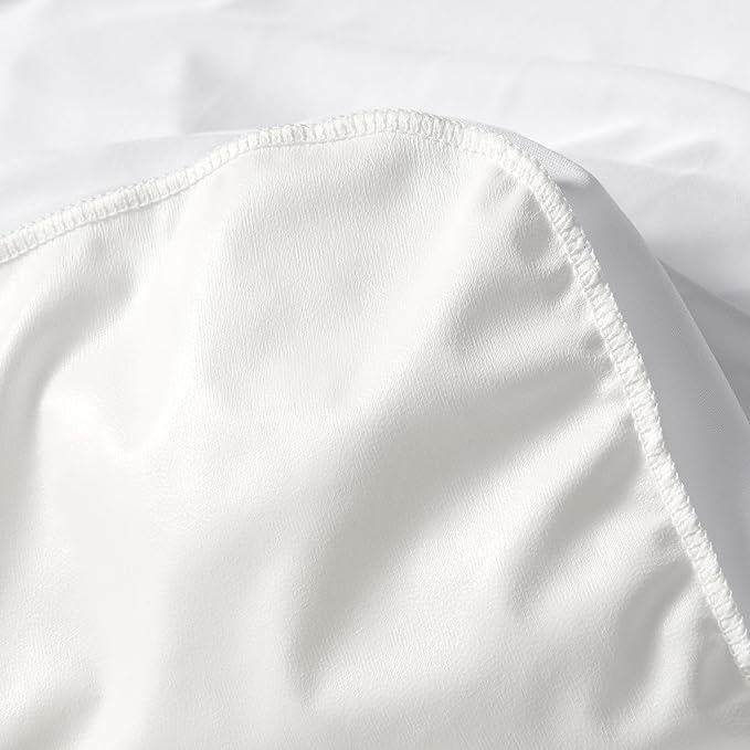 Amazon Basics Waterproof Mattress Protector, Bed Bug and Dust Mite Barrier, King, White