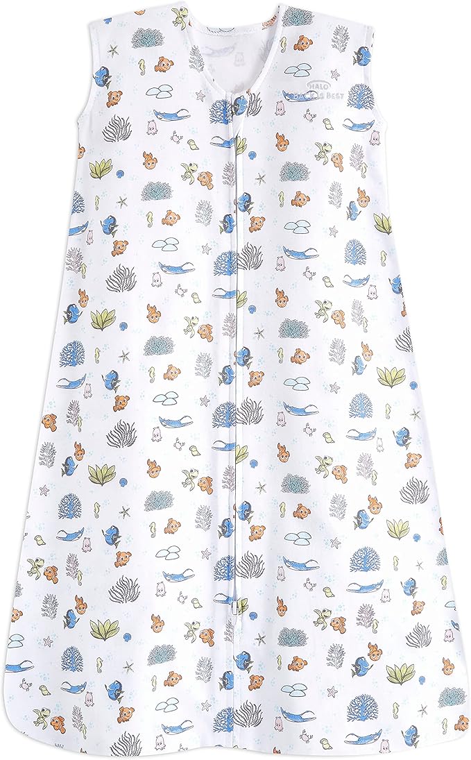 HALO Sleepsack, 100% Cotton Wearable Blanket, Swaddle Transition Sleeping Bag, TOG 0.5