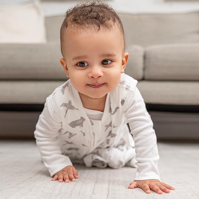 aden + anais Baby Sleeping Bag, Wearable Swaddle Blanket for Girls & Boys, Newborn Sleep Sack, Breathable & Lightweight