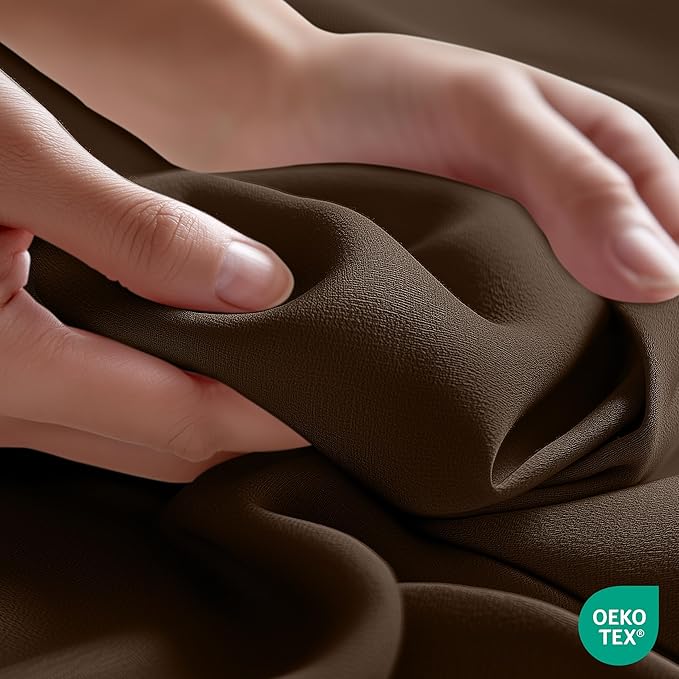 Utopia Bedding Flat Sheet - 1 Pack (Queen, Brown) - Soft Brushed Microfiber Fabric - Shrinkage & Fade Resistant Top Sheet - Easy Care Bed Sheet