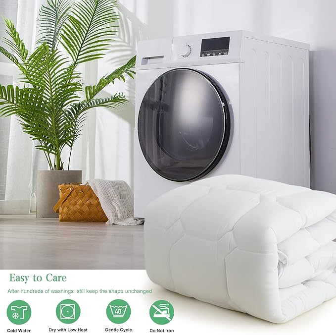 UNILIBRA Cal King Size Mattress Pad Cooling Rayon from Bamboo, Quilted Fitted Mattress Protector Pillow Top Long Mattress Cover with Deep Pocket Up to 21 Inches, Ultra Soft Filling Mattress Topper