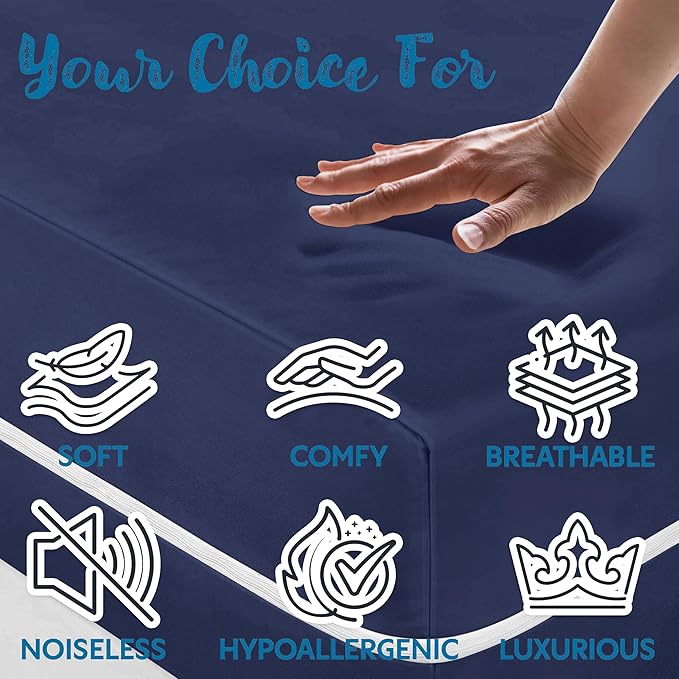 Guardmax Jersey Knitted King Zippered Mattress Encasement - Waterproof & Bed Bug Proof Mattress Protector - Comfortable, Soft, and Noiseless Zippered Bedding - Dust Mite Proof (78 x 80 x 12)