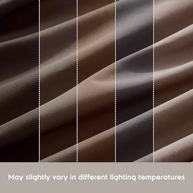 Nestl Queen Sheet Set - Luxury 1800 Ultra-Soft Microfiber Bed Sheets - Double Brushed - Deep Pockets - Easy Fit - 4 Piece Set - Bedding Sheets & Pillowcases (Queen, Chocolate Brown)