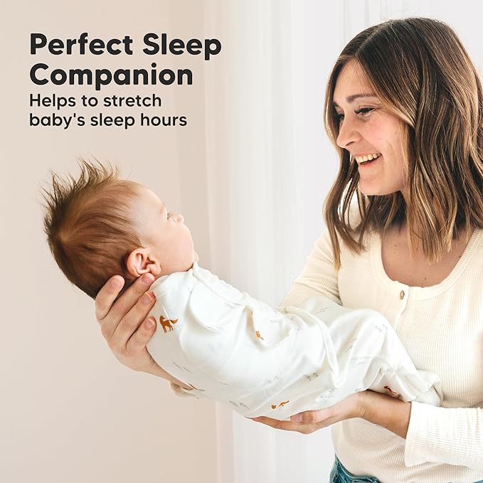 Baby Swaddle Sleep Sacks with Zipper - 3-Pack Swaddles for Newborns 0-3 Months, Infant, Baby Girls, Boys, Soft & Durable Newborn Sleep Sack, Easy Diaper Change Swaddling Blanket (Forest, OS)