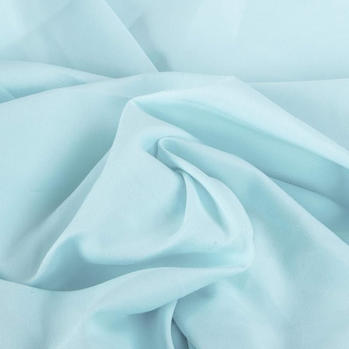 NTBAY Toddler Sheet Set - 3-Piece Microfiber Crib Sheet Set - Flat Sheet, Fitted Sheet, Pillowcase - Solid Toddler Bedding, Light Blue