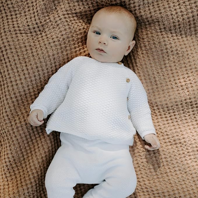 Simka Rose Waffle Baby Blanket Cotton Soft Breathable Swaddle Blanket for Nursery, Stroller & Crib Blanket - Receiving Blankets for Boys & Girls Gender Neutral Toddler Blanket