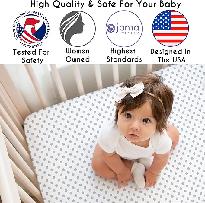 Sweet Jojo Designs 5-Piece Baby Crib Bedding Set (Purple Boho Floral) for Girls, Infants/Nursery incl. Blanket, Fitted Sheet & Crib Skirt (Lavender, Bohemian Shabby Chic, Flower, Farmhouse, Polka Dot)