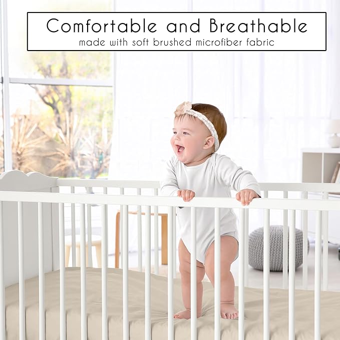 Sweet Jojo Designs 4-Piece Baby Crib Bedding Set (Boho Shabby Chic Floral) for Girls, Infants/Nursery incl. Blanket, Fitted Sheet, Skirt, Diaper Stacker (Taupe, Bohemian, Vintage, Garden, Watercolor)
