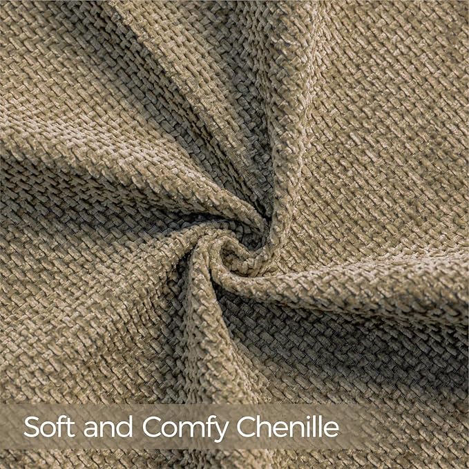 a moment Brown Chenille Throw Pillow Covers 12x20 Inch Pack of 2 Modern Decorative Throw Pillow Covers Farmhouse Cross Covers Home Decor for Sofa Bedroom Living Room