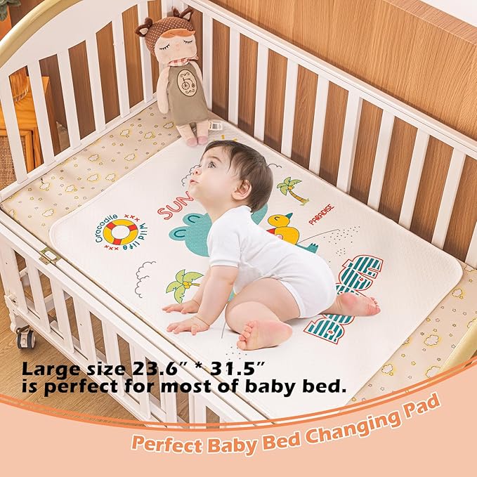 Diaper Changing Pad (1Pcs-23.6"x31.5" Crocodile)