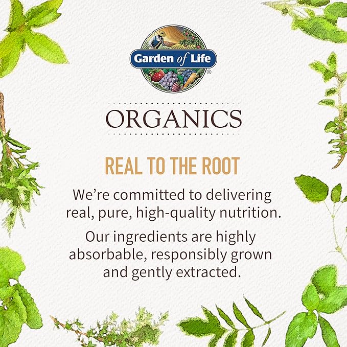 Garden of Life Organics Women’s Prenatal Multivitamin with Vitamin D3,B6,B12,C & Iron,Folate for Energy & Healthy Fetal Development – Organic,Non-GMO,Gluten-Free,Vegan,60 Day Supply,(Pack of 2)