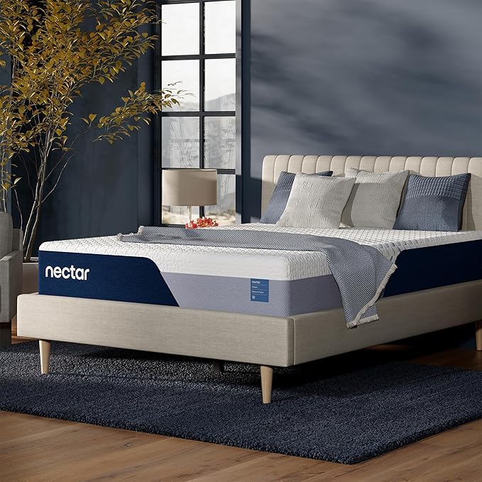 Nectar Classic 12” Cal King Mattress - Medium Firm - Contouring Memory Foam - Cooling Top Layer - Back Pain Relief - Mattress in a Box - 365-Night Trial & Forever Warranty