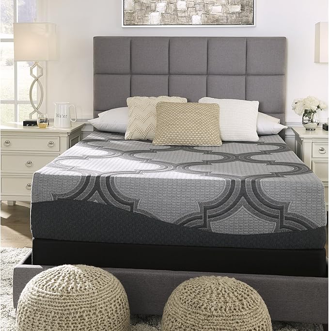 Signature Design by Ashley Twin XL Size 1100 11 Inch Hybrid Mattress with Support & Pressure Relief Cooling Gel Memory Foam, Fiberglass Free, Mattress In A Box