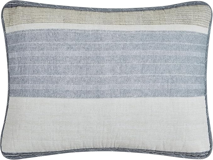 Nautica- Queen Quilt Set, Cotton Reversible Bedding Set, All Season Designer Home Décor (Ridgeport Beige, Queen)