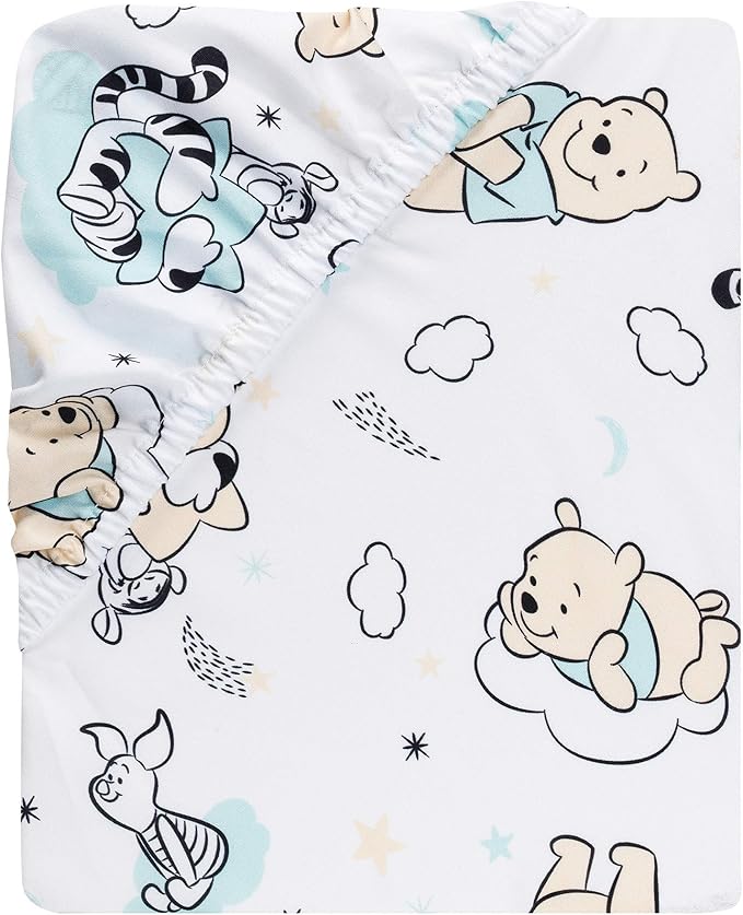 Lambs & Ivy Disney Baby Winnie The Pooh Hugs 3-Piece Nursery Crib Bedding Set