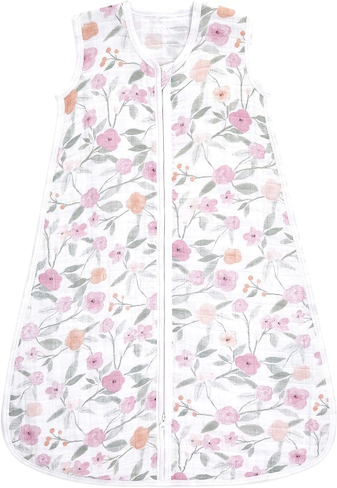 aden + anais Baby Sleeping Bag, Wearable Swaddle Blanket for Girls & Boys, Newborn Sleep Sack, Breathable & Lightweight
