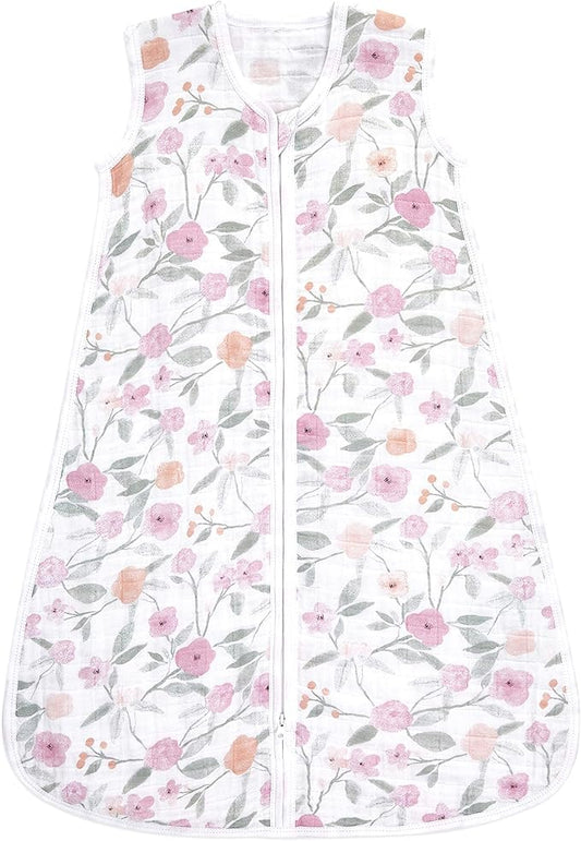 aden + anais Baby Sleeping Bag, Wearable Swaddle Blanket for Girls & Boys, Newborn Sleep Sack, Breathable & Lightweight