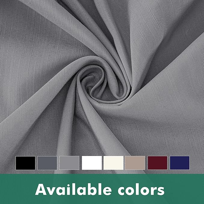Biscaynebay Wrap Around Bed Skirts with Split Corners for Full Beds 12" Drop, Silver Grey Adjustable Elastic Dust Ruffles Easy Fit Wrinkle & Fade Resistant Silky Luxurious Fabric Machine Washable