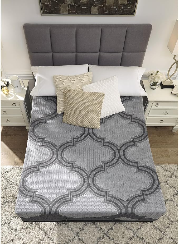 Signature Design by Ashley Twin XL Size 1100 11 Inch Hybrid Mattress with Support & Pressure Relief Cooling Gel Memory Foam, Fiberglass Free, Mattress In A Box