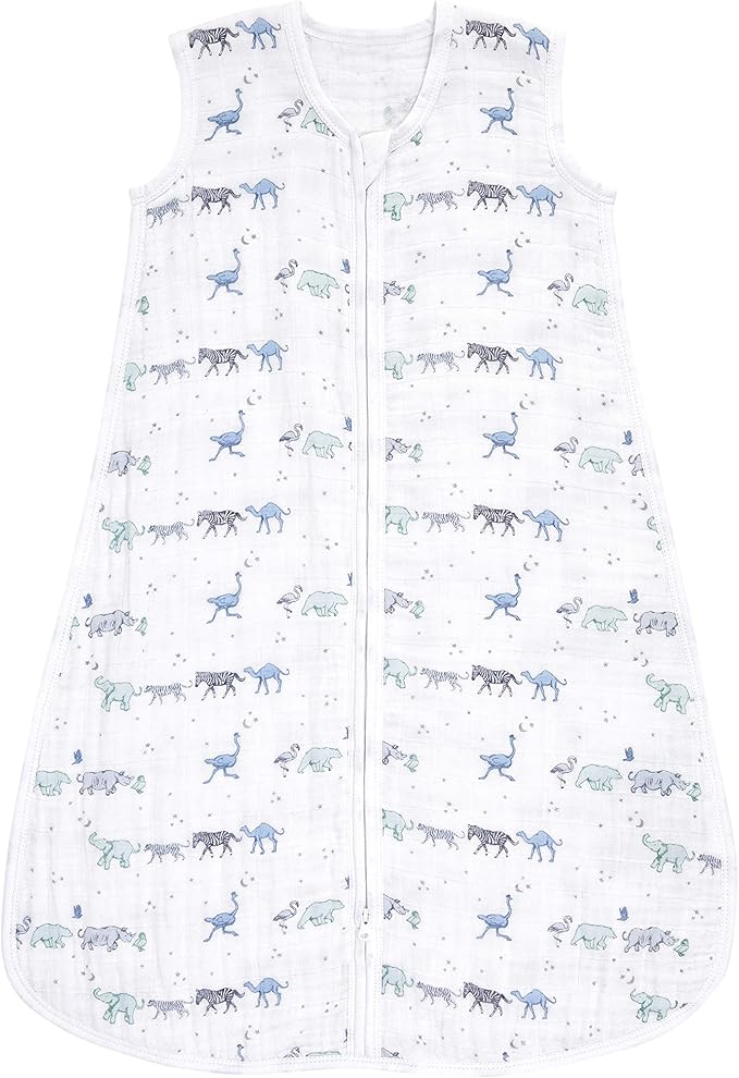aden + anais Baby Sleeping Bag, Wearable Swaddle Blanket for Girls & Boys, Newborn Sleep Sack, Breathable & Lightweight