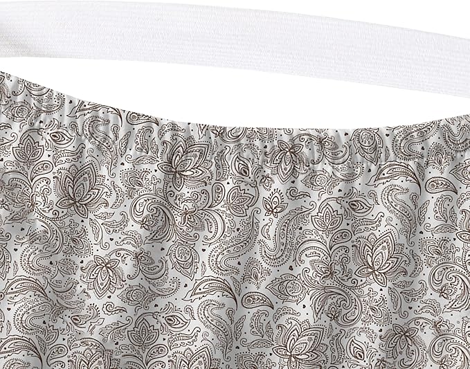 Elegant Comfort Softest and Coziest 4-Piece Sheet Set - 1500 Premium Hotel Quality Microfiber - Deep Pocket, Wrinkle Resistant 4-Piece Paisley Pattern Bed Sheet Set, Twin XL, Paisley Taupe