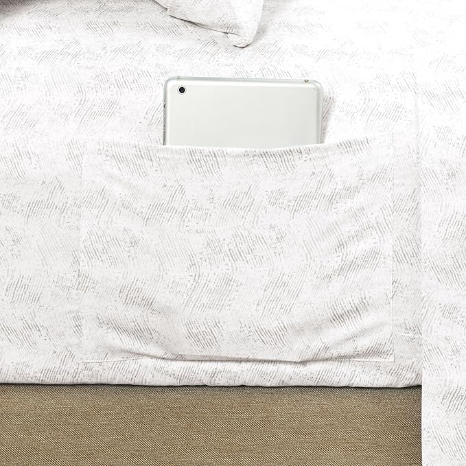 Elegant Comfort Softest and Coziest 6-Piece Sheet Set - 1500 Premium Hotel Quality Microfiber - Deep Pocket, Wrinkle Resistant 6-Piece Wave Pattern Bed Sheet Set, Twin XL, Wave Beige