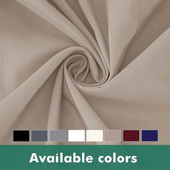 Biscaynebay Wrap Around Bed Skirts with Split Corners for King Beds 18" Drop, Light Camel Adjustable Elastic Dust Ruffles Easy Fit Wrinkle Resistant Silky Luxurious Fabric Machine Washable