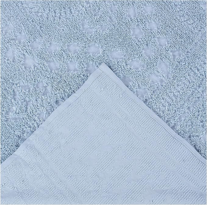 Better Trends 1 Piece Chenille Bedspread King Size 100% Cotton Chenille Bedding Lightweight Medallion Pattern Bedroom Decor Rio Collection