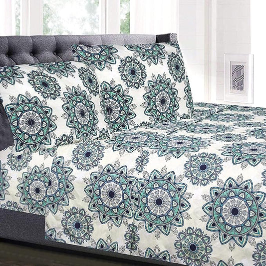 King Size Sheets - Breathable Luxury Bed Sheets with Full Elastic & Secure Corner Straps Built In - 1800 Supreme Collection Extra Soft Deep Pocket Bedding Set, Sheet Set, King, Ashley