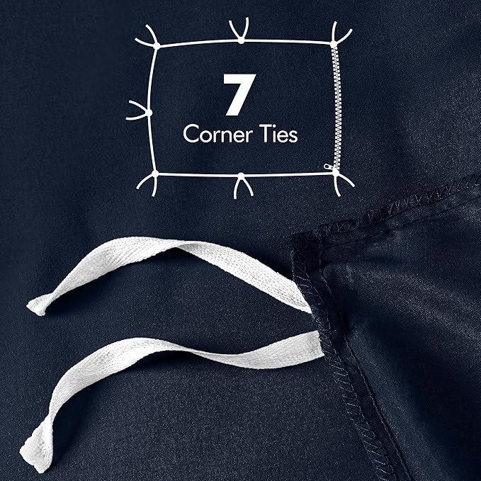 Utopia Bedding Duvet Cover Twin Size - 2 Piece with Zipper Closure - 1 Comforter Cover 68X90 Inches & 1 Pillow Sham 20X26 Inches (Navy) Comforter Not Included
