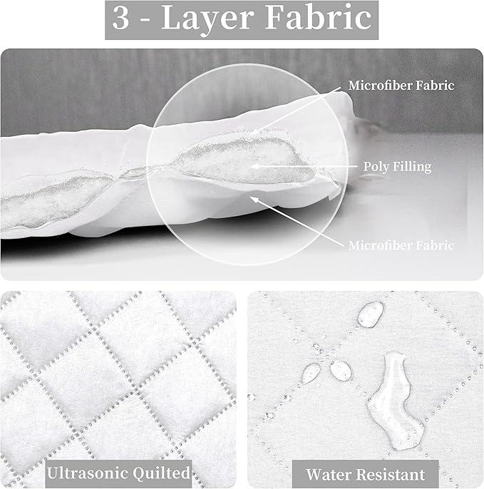 Easy-Going Twin Size Reversible Quilt Set with 1 Quilt and 1 Pillow Sham, Soft Bed Quilt Cover, Water Resistant Lightweight Microfiber Bedspread, Stain Resistant, White/White