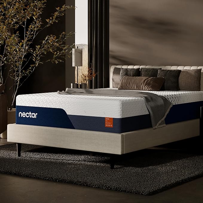Nectar Ultra 15“ Cal King Mattress - Medium Firm - Cooling Fibers & Temperature Regulating Material - Back Pain Relief - Zoned Ergonomic Support Layer - 365-Night Mattress Trial