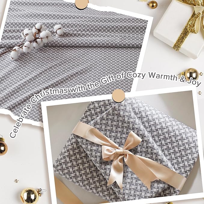 True North by Sleep Philosophy Cotton Sheet Set Cozy Print 100% Cotton Flannel Sheets Bedding Set, Oversized Sheets, Deep Pocket Fits Up to 14" Mattress Cal King Bed Sheets Cal King Snowflake 4 Piece