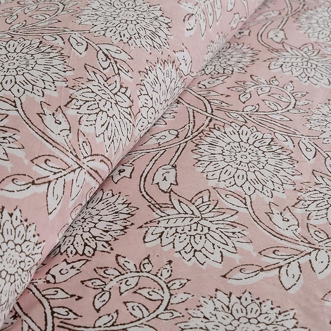 Levtex Home Adare Blush Reversible Twin/Twin XL Comforter Set (68x88in) with 1 Pillow Sham (26x20in) - Floral Bedding - Blush and White - 100% Cotton Twin Size Comforter Set - Soft, Pre-Washed