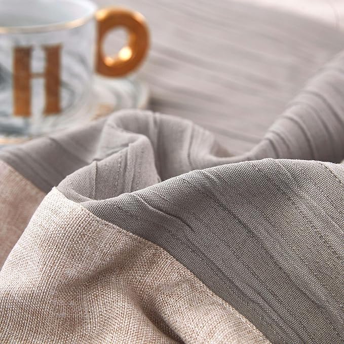 Grey Bed Runner 82 x 20 Inch Grey Stripe Pattern Bed Scarf for Queen & Full Bed Seersucker Textured Quilted Bed Runner Decorative for Hotel Bedroom (Queen, 1 Piece)